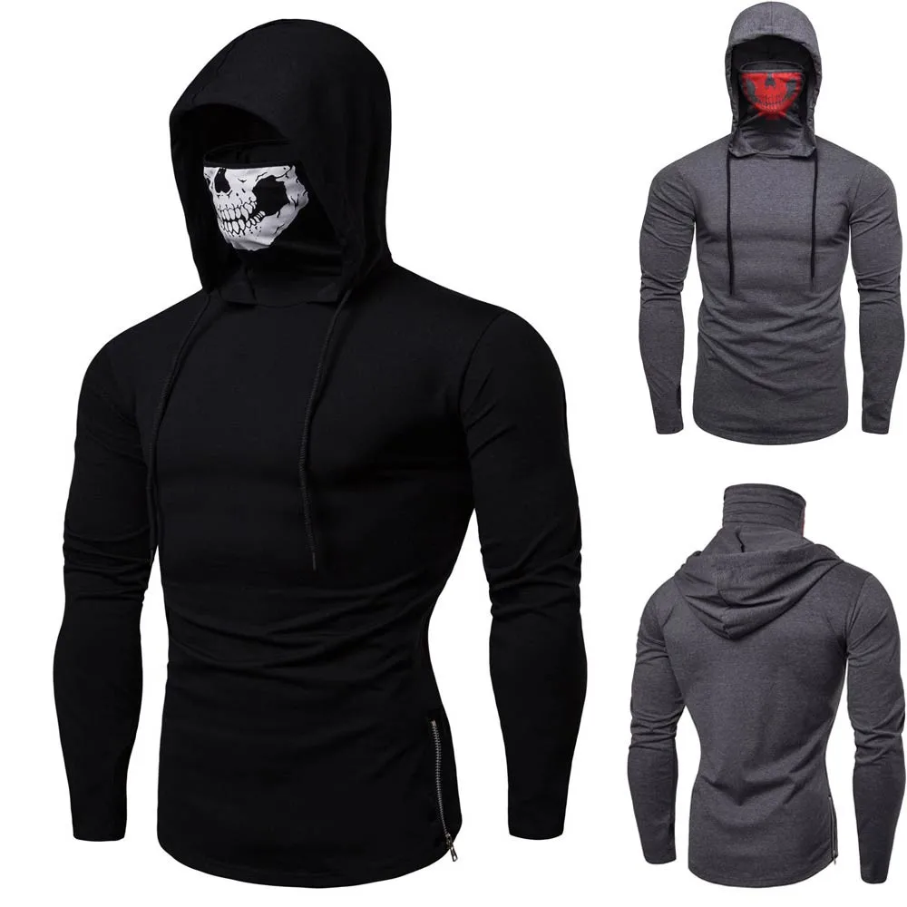 Fashion Mens Mask Skull Sweatshirt Splicing Pullover Long Sleeve Hooded Sweatshirt Tops Winter sweatshirt hoodies
Fashion Mens Mask Skull Sweatshirt Splicing Pullover Long Sleeve Hooded Sweatshirt Tops Winter sweatshirt hoodies