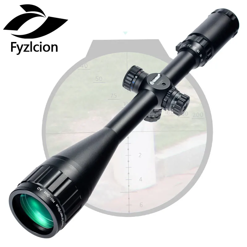 Hunting Rifle Scope 6-24x50 AOME Mil-dot Reticle RifleScope Locking Resetting Full Size
Hunting Rifle Scope 6-24x50 AOME Mil-dot Reticle RifleScope Locking Resetting Full Size