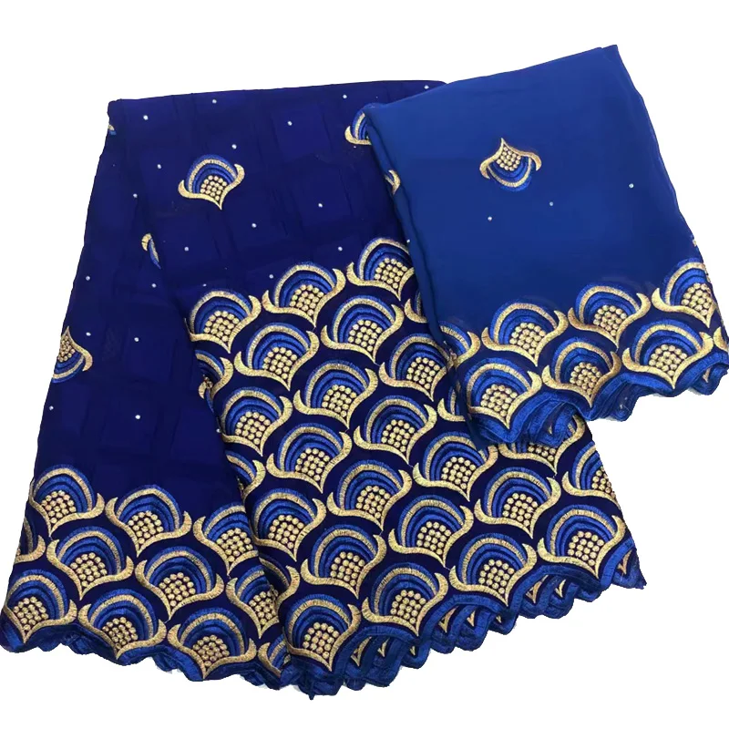 (5+2yards/set) high grade royal blue 100% cotton voile lace fabric Swiss lace fabric with embroidery plus chiffon lace set DBL19
(5+2yards/set) high grade royal blue 100% cotton voile lace fabric Swiss lace fabric with embroidery plus chiffon lace set DBL19