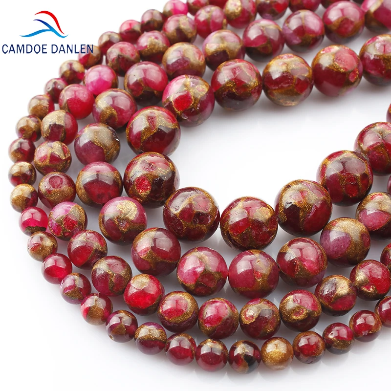 Rose & Gold Natural Stone Cloisonne Round Beads 6 8 10 12mm Diy Man Bracelet Women Necklace Accessories Gift For Jewelry Making
Rose & Gold Natural Stone Cloisonne Round Beads 6 8 10 12mm Diy Man Bracelet Women Necklace Accessories Gift For Jewelry Making
