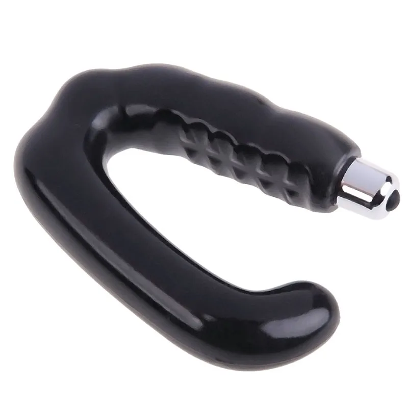 Male Prostate Massager Silicone Dildo Vibrator,Style U/C