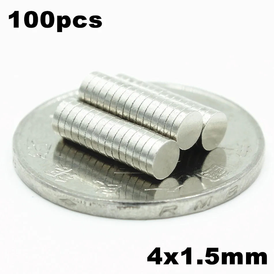 100pcs 4x1.5mm Super Powerful Strong Bulk Small Round Dia 4mm x 1.5mm NdFeB Neodymium Disc Magnets N35 Rare Earth NdFeB Magnet
100pcs 4x1.5mm Super Powerful Strong Bulk Small Round Dia 4mm x 1.5mm NdFeB Neodymium Disc Magnets N35 Rare Earth NdFeB Magnet