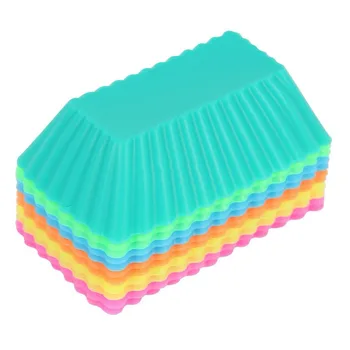 10Pcs/set Cake Tools Silicone Cake Molds Non-stick Single Cavity Rectangle Muffin Mould Financier Cake mold Color Random
10Pcs/set Cake Tools Silicone Cake Molds Non-stick Single Cavity Rectangle Muffin Mould Financier Cake mold Color Random