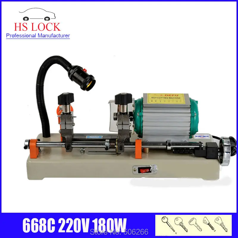 100% original defu 668C key cutting machine 220v 120w car key duplicationg machine made in CHina
100% original defu 668C key cutting machine 220v 120w car key duplicationg machine made in CHina