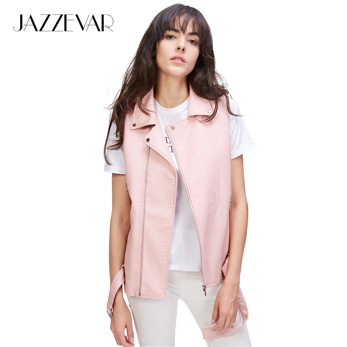 JAZZEVAR 2019 Spring High Fashion Street Women's Short Washed PU Leather Jacket Zipper Bright Colors New Ladies vests 870203
JAZZEVAR 2019 Spring High Fashion Street Women's Short Washed PU Leather Jacket Zipper Bright Colors New Ladies vests 870203