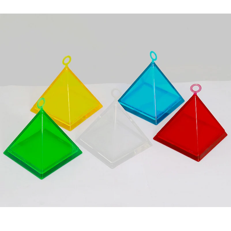 

30g Pyramid Pendant gravity block Helium balloon weights Wedding decorations Party favors gift box birthday party supplies 10pcs