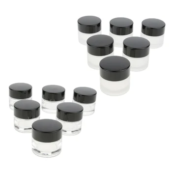 6 Pcs Mini Empty Cosmetic Samples Container Pot Jars for Make Up Eye Shadow Powder, Beads, Jewelry, Cream
6 Pcs Mini Empty Cosmetic Samples Container Pot Jars for Make Up Eye Shadow Powder, Beads, Jewelry, Cream