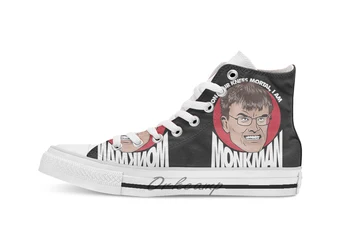 Eric Monkman God amongst men Novelty Design breathable casual High Top lace-up Canvas shoes sneakers
Eric Monkman God amongst men Novelty Design breathable casual High Top lace-up Canvas shoes sneakers