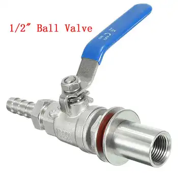 1/2" Stainless Steel Weldless Compact Ball Valve Barb-Homebrew Beer Kettle Pot Brew Wine Faucet Electric Hot Water Parts
1/2" Stainless Steel Weldless Compact Ball Valve Barb-Homebrew Beer Kettle Pot Brew Wine Faucet Electric Hot Water Parts