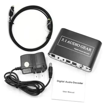 Digital Audio Decoder 5.1 Audio Gear DTS/AC-3/6CH Digital Audio Converter for PS2 PS3 HD Player /Blu ray DVD/XBOX360
Digital Audio Decoder 5.1 Audio Gear DTS/AC-3/6CH Digital Audio Converter for PS2 PS3 HD Player /Blu ray DVD/XBOX360