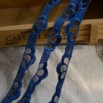 #942 Deep Blue Lace Ribbon Handmade Embroidered Water Soluble Lace Trim Material Ribbon Trimmings DIY Baby Cloth Materials
#942 Deep Blue Lace Ribbon Handmade Embroidered Water Soluble Lace Trim Material Ribbon Trimmings DIY Baby Cloth Materials