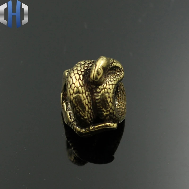 Snake Brass Knife Beads Umbrella Rope DIY EDC Lanyard Paracord Bead
Snake Brass Knife Beads Umbrella Rope DIY EDC Lanyard Paracord Bead