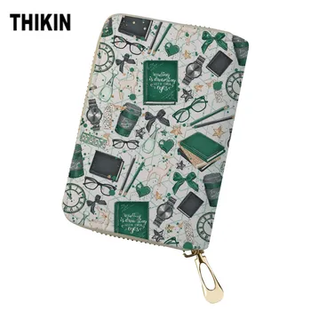THIKIN Personalized Book Art Pattern Print ID Card Holder Women PU Leather Credit Cards Box Travel Ladies Protective Card Cover
THIKIN Personalized Book Art Pattern Print ID Card Holder Women PU Leather Credit Cards Box Travel Ladies Protective Card Cover