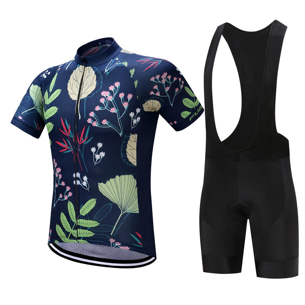 FUALRNY CSummer Cycling set Racing Bicycle Clothing Mans Maillot Ropa Ciclismo 2018 Summer Quick-Dry MTB Bike Sportswear Suit