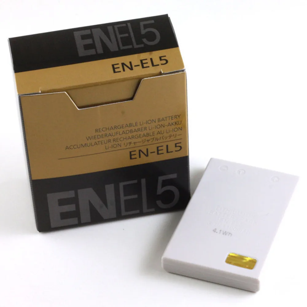 EN-EL5 EN EL5 lithium batteries pack ENEL5 Digital camera battery For Nikon Coolpix P90 P100 P500 P510 P520
EN-EL5 EN EL5 lithium batteries pack ENEL5 Digital camera battery For Nikon Coolpix P90 P100 P500 P510 P520