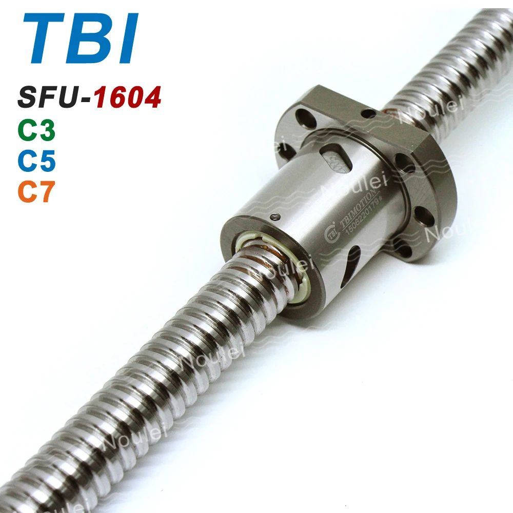 TBI 1604 C3 C5 400mm 500mm Ball Screw 4mm Lead with SFU1604 Ballnut of SFU Set End Machined for High Precision CNC diy kit
TBI 1604 C3 C5 400mm 500mm Ball Screw 4mm Lead with SFU1604 Ballnut of SFU Set End Machined for High Precision CNC diy kit