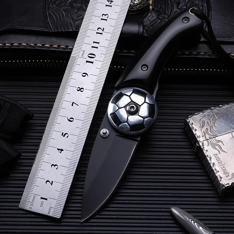New folding knife football acrylic handle 7Cr17Mov tactical knife outdoor camping survival knife pocket knife EDC tool
New folding knife football acrylic handle 7Cr17Mov tactical knife outdoor camping survival knife pocket knife EDC tool