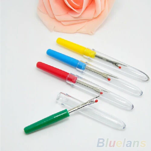 4Pcs Plastic Handle Craft Thread Cutter Seam Ripper Stitch Unpicker Sewing Tool Seam Ripper Stitch Practical Durable Supplies
4Pcs Plastic Handle Craft Thread Cutter Seam Ripper Stitch Unpicker Sewing Tool Seam Ripper Stitch Practical Durable Supplies
