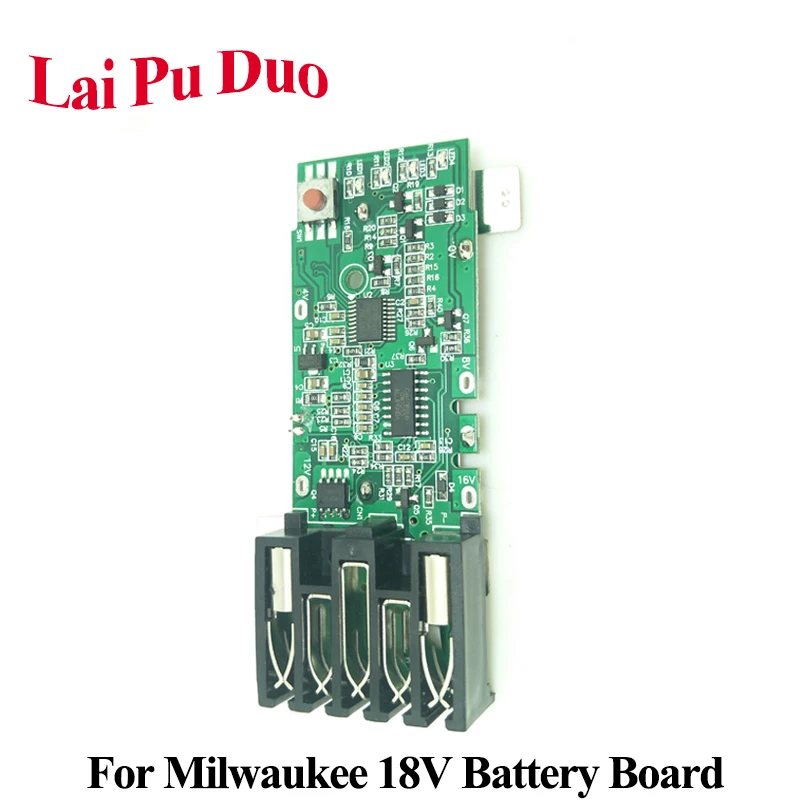 For Milwaukee M18 18V Replacement PCB Board Electric Power Tool Lithium Battery Protection Circuit Board
For Milwaukee M18 18V Replacement PCB Board Electric Power Tool Lithium Battery Protection Circuit Board