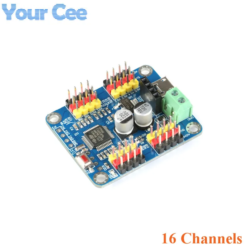 Servo Motor Controller Driver Board 16 Channels Smart Car Robot High Accrrancy MCU Software
Servo Motor Controller Driver Board 16 Channels Smart Car Robot High Accrrancy MCU Software
