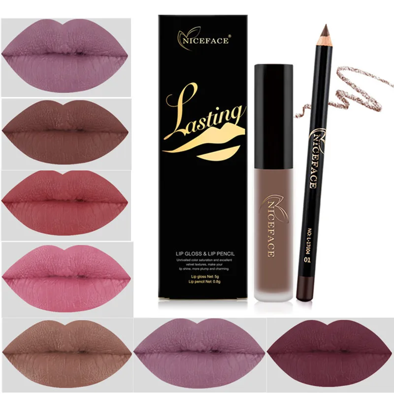 12 Color Matte Lipstick Lip Liner Pen Set Waterproof Long Lasting Red Lip Gloss Pencil Kits Nude Liquid Lip Stick Makeup Set
12 Color Matte Lipstick Lip Liner Pen Set Waterproof Long Lasting Red Lip Gloss Pencil Kits Nude Liquid Lip Stick Makeup Set