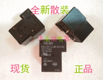 5pcs/lot 832A-1A-F-C-BH 6VDC New Relay 4 PIN A set of normally open