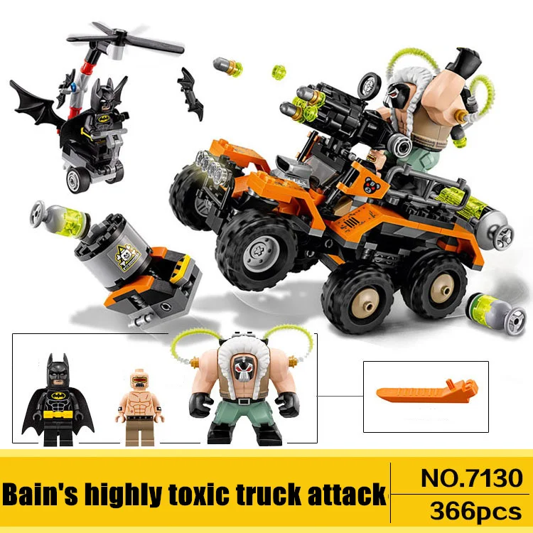 Decool 7130 DC Super heros batman Bain highly toxic truck attack Plastic Assembly Building Blocks Bricks Toys 70914 07081
Decool 7130 DC Super heros batman Bain highly toxic truck attack Plastic Assembly Building Blocks Bricks Toys 70914 07081