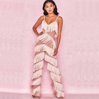 wholesale 2019 new Jumpsuits Black and pink Sling V-neck tassel Fashion sexy temperament Celebrity Rompers (H2581)
wholesale 2019 new Jumpsuits Black and pink Sling V-neck tassel Fashion sexy temperament Celebrity Rompers (H2581)