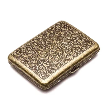 Mettle High Quality Men's Cigarette Case with Gift Box for 20pcs Vintage Metal Cigarette Box on Sale
Mettle High Quality Men's Cigarette Case with Gift Box for 20pcs Vintage Metal Cigarette Box on Sale