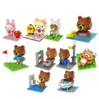 270-360pcs 9427-9435 Brown Bear Block Cartoon DIY Building Toys Mini Blocks Anime Juguete Kids Toys for Children Gifts 
270-360pcs 9427-9435 Brown Bear Block Cartoon DIY Building Toys Mini Blocks Anime Juguete Kids Toys for Children Gifts