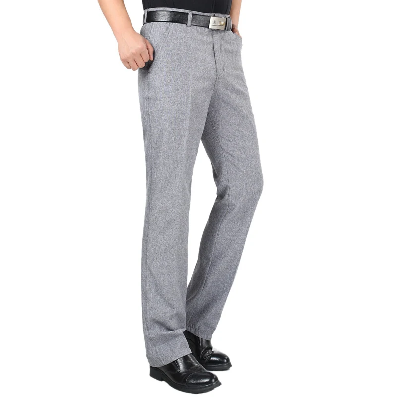 Summer thin men linen cotton slacks men's trousers high waist loose business Dress Pants straight casual men long suit pants
Summer thin men linen cotton slacks men's trousers high waist loose business Dress Pants straight casual men long suit pants