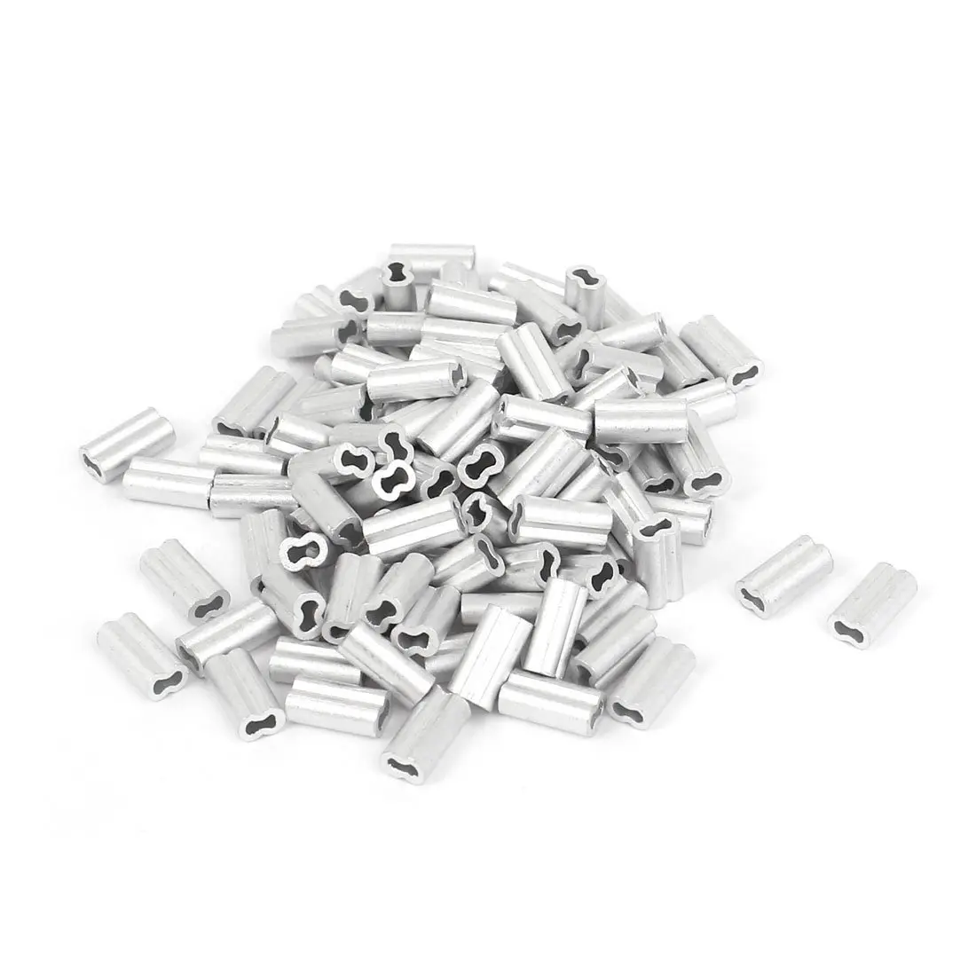 DSHA New Hot 3/64-inch Wire Rope Aluminum Sleeves Clip Fittings Cable Crimps 100pcs
DSHA New Hot 3/64-inch Wire Rope Aluminum Sleeves Clip Fittings Cable Crimps 100pcs