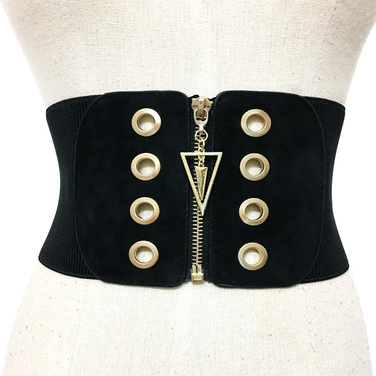 CHICEVER Knitted Elasticity Waist Female Belts For Women Cummerbund Good Quality Corset Bodycon Slim Wide Belt Fashion 2019
CHICEVER Knitted Elasticity Waist Female Belts For Women Cummerbund Good Quality Corset Bodycon Slim Wide Belt Fashion 2019