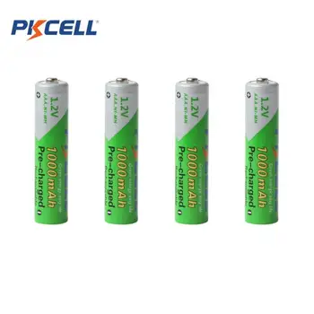 4pcs/lot Pkcell 1.2V AAA Ni-Mh 1000mAh LSD Rechargeable Batteries High Capacity Pre-charged Batteries Set With 1200 Cycle
4pcs/lot Pkcell 1.2V AAA Ni-Mh 1000mAh LSD Rechargeable Batteries High Capacity Pre-charged Batteries Set With 1200 Cycle