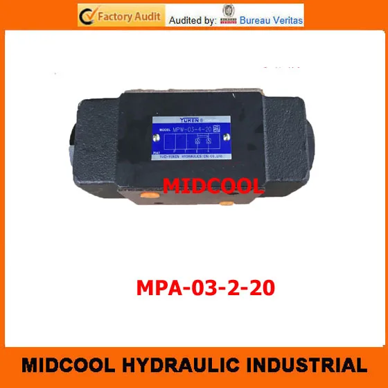 high quality hydraulic valve MPA-03-2-20