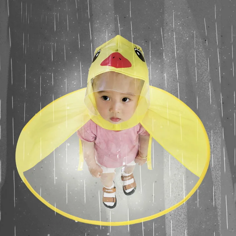 Shujin Yellow Duck Kids Raincoat Cap Umbrella Child Automatic Folding Umbrella Children Hat Creative Raincoat Gift Rain Hat
Shujin Yellow Duck Kids Raincoat Cap Umbrella Child Automatic Folding Umbrella Children Hat Creative Raincoat Gift Rain Hat