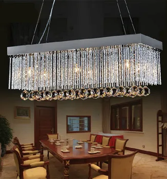 suspension Aluminum Bar light Kitchen restaurant crystal Hanging lamp for dining room silver luminaria led Cafe pendant light
suspension Aluminum Bar light Kitchen restaurant crystal Hanging lamp for dining room silver luminaria led Cafe pendant light