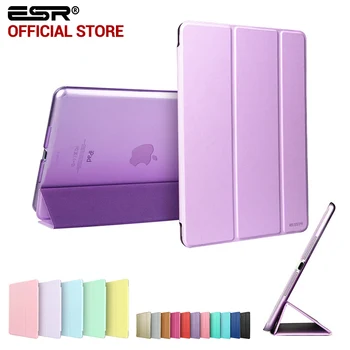 ESR Tri-fold smart cover Color Ultra Slim PU Leather Transparent Case for iPad mini