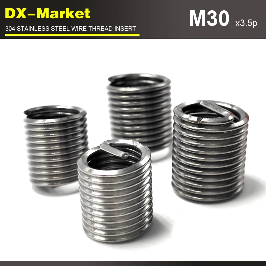 

m30*3D *3.5P , 5pcs ,m30 thread insert , 304 stainless steel repair insert , Thread Series wire insert