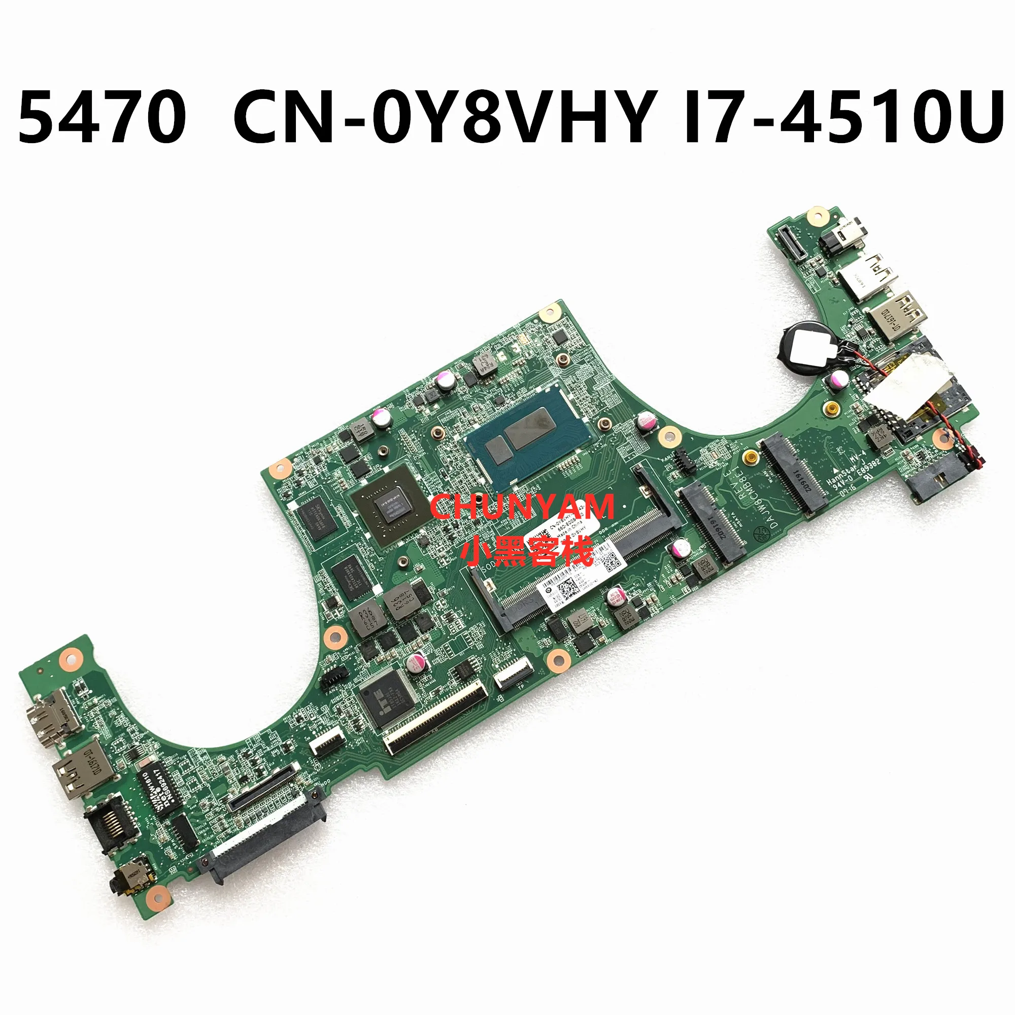KEFU original I7-4510U FOR Dell Vostro 5470 Laptop Motherboard DAJW8CMB8E1 REV:E CN-0Y8VHY 0Y8VHY Y8VHY mainboard notbook pc
KEFU original I7-4510U FOR Dell Vostro 5470 Laptop Motherboard DAJW8CMB8E1 REV:E CN-0Y8VHY 0Y8VHY Y8VHY mainboard notbook pc