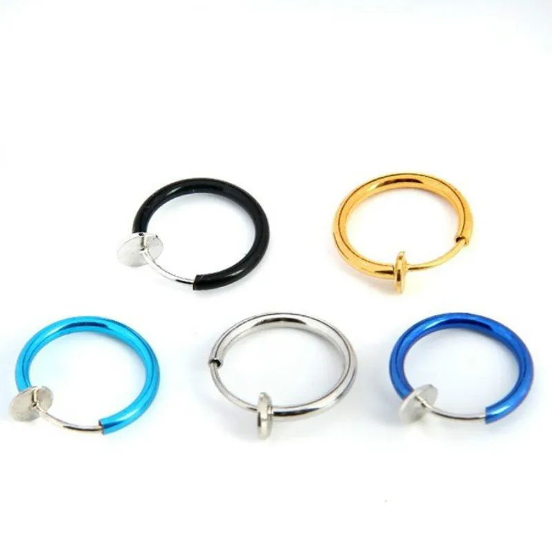 Fashion 2 Pcs Clip on Body Jewelry Nose Lip Ear Fake Piercing Rings Stud Punk Goth False Hoop Earrings Septum Gift
Fashion 2 Pcs Clip on Body Jewelry Nose Lip Ear Fake Piercing Rings Stud Punk Goth False Hoop Earrings Septum Gift