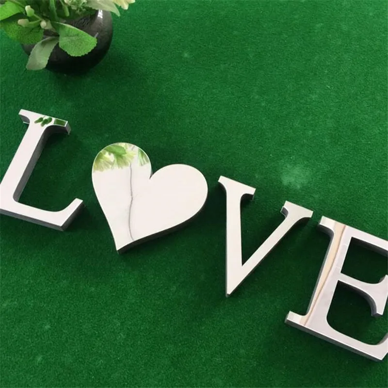26 Letters Wall Sticker 3D Mirror Surface Heart Letter Wall Sticker DIY Home Living room Decoration Wedding Party Decor Supplies
26 Letters Wall Sticker 3D Mirror Surface Heart Letter Wall Sticker DIY Home Living room Decoration Wedding Party Decor Supplies