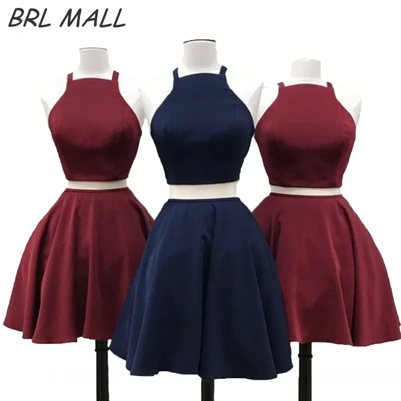 Custom Made 2018 Burgundy Two Pieces Homecoming Dress Short Graduation Dress Prom Party Dress Hot Sale vestidos de graduacion
Custom Made 2018 Burgundy Two Pieces Homecoming Dress Short Graduation Dress Prom Party Dress Hot Sale vestidos de graduacion