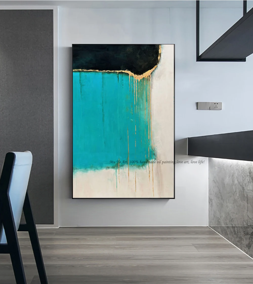 Handmade Abstract painting blue canvas wall art pictures wall paintings for living room large pinturas al oleo modernas decor
Handmade Abstract painting blue canvas wall art pictures wall paintings for living room large pinturas al oleo modernas decor