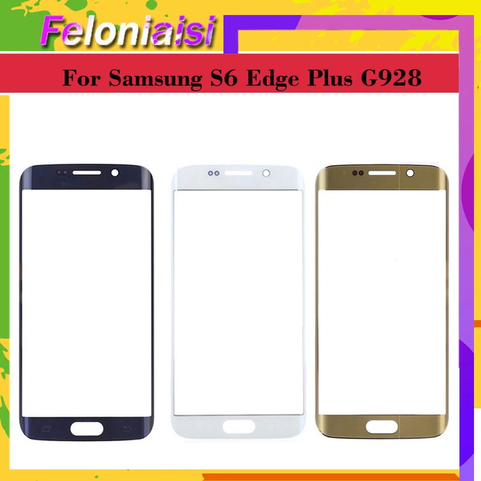 10 шт./лот Оригинальный сенсорный экран для Samsung Galaxy S6 Edge + Plus G928 G928A G928V G928R стекло