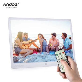 Andoer 15" TFT LED Digital Photo Frame Support 1080P MP4 Video MP3 Audio TXT eBook Clock Calendar 1280 * 800 HD w/Remote Control
Andoer 15" TFT LED Digital Photo Frame Support 1080P MP4 Video MP3 Audio TXT eBook Clock Calendar 1280 * 800 HD w/Remote Control