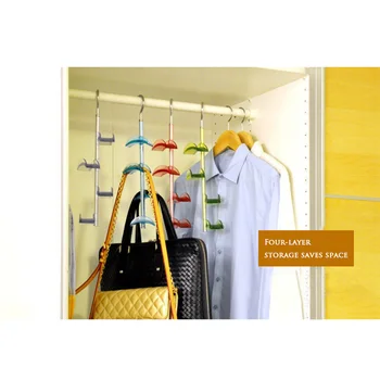 4-layer Rotating Storage Rackwardrobe Storage Hanger Clothes Drying Rack Backpack Bag Rack Hanger Organizer
4-layer Rotating Storage Rackwardrobe Storage Hanger Clothes Drying Rack Backpack Bag Rack Hanger Organizer