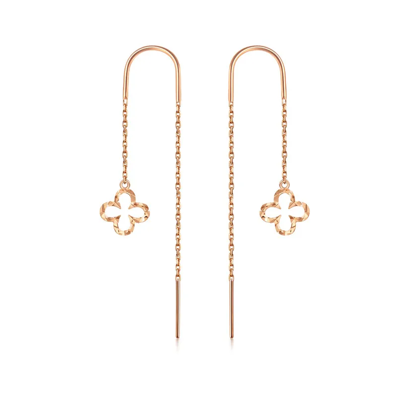 VOJEFEN Women & Girls Sweet Princess 4 Leaf Clover Chain Earrings Long Tassel Dangle 18K Rose Gold Drop Earring Tassel Earrings
VOJEFEN Women & Girls Sweet Princess 4 Leaf Clover Chain Earrings Long Tassel Dangle 18K Rose Gold Drop Earring Tassel Earrings