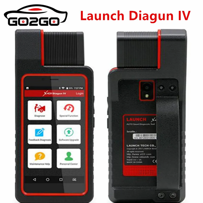 Launch X431 Diagun IV with Wifi Bluetooth Diagnostic Tool with 2 year Free Update X-431 Diagun IV
Launch X431 Diagun IV with Wifi Bluetooth Diagnostic Tool with 2 year Free Update X-431 Diagun IV