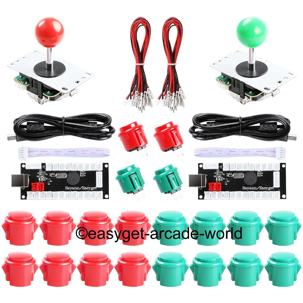 Аркадный джойстик DIY Kit Zero Delay USB контроллер ПК для аркадного джойстика + кнопки